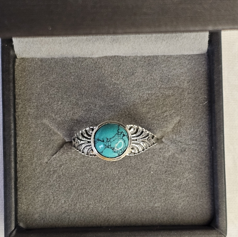 925 Sterling Silver Turquoise Ring